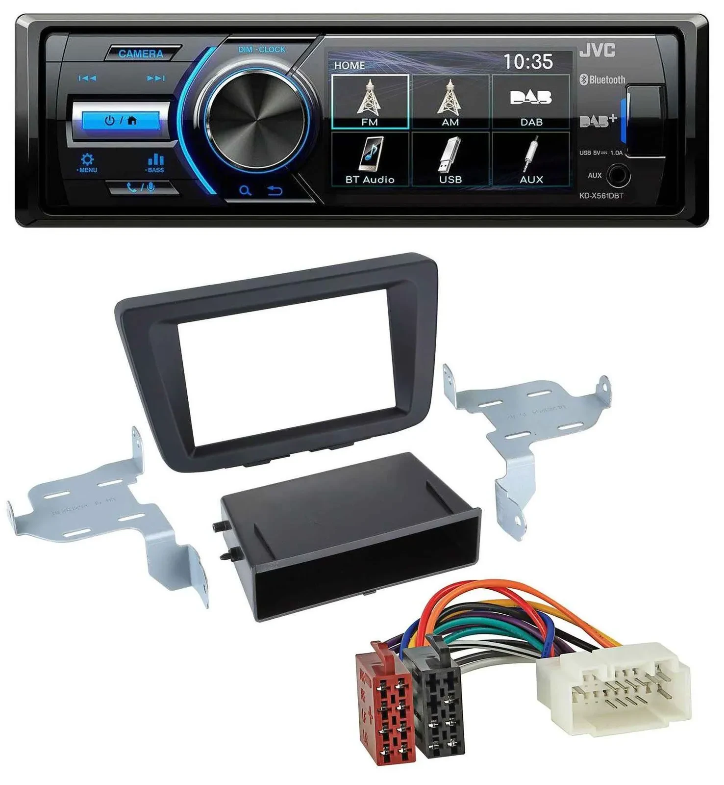 JVC Bluetooth MP3 USB DAB Autoradio für Suzuki Baleno (EW, ab 2016)