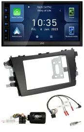 JVC DAB Bluetooth Lenkrad USB 2DIN Autoradio für Suzuki Celerio LF ab 2014