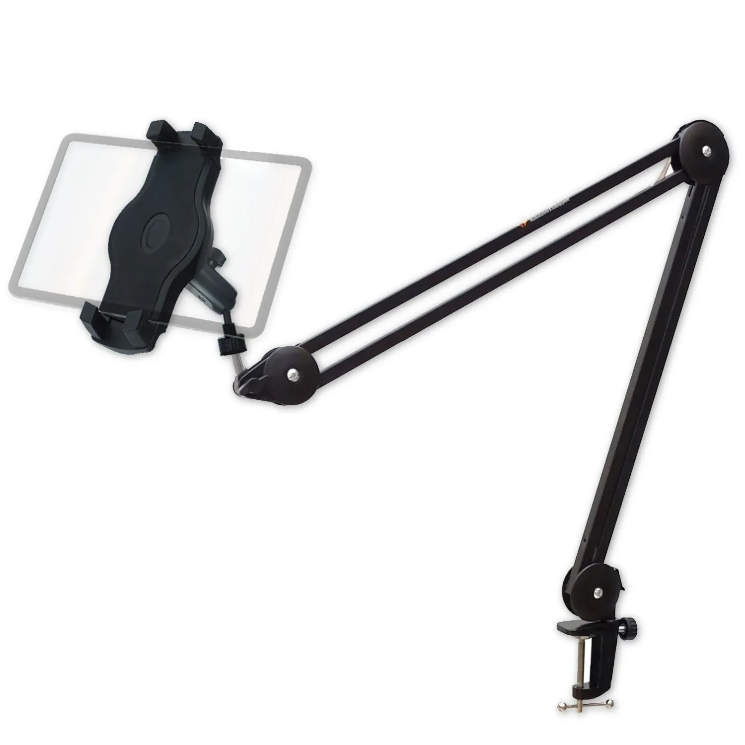 Держатель на микрофонную стойку для смартфона и планшета keepdrum MS138 черный