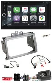 Blaupunkt DAB USB Bluetooth Lenkrad 2DIN TMC Navigation für Hyundai i20 2009-201