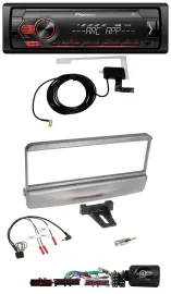 Pioneer 1DIN USB DAB MP3 Lenkrad Autoradio für Ford Escort Focus silber