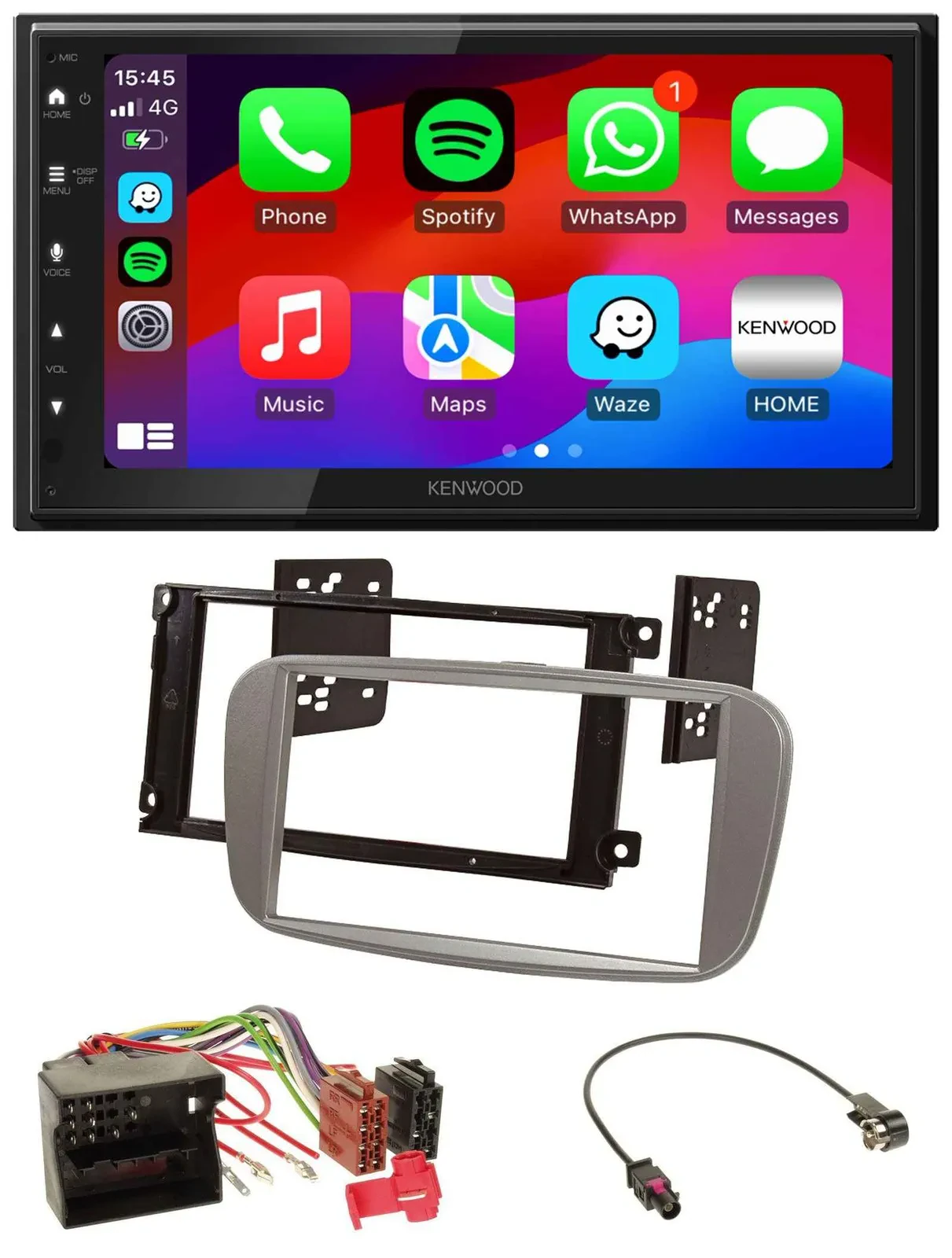 Kenwood MP3 USB DAB 2DIN Bluetooth Autoradio für Ford Focus Galaxy C-Max ab 2007