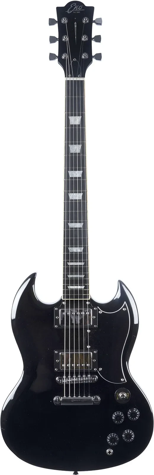 EKO DV-300 E-Gitarre Black