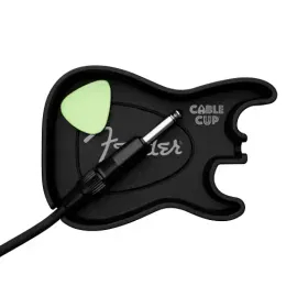 CABLE CUP x Fender Guitar Pick/Cable Holder, Strat Body Shape