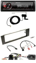 Автомагнитола для Audi A3 (2003–2006) Pioneer 1DIN MP3 DAB USB управление с руля