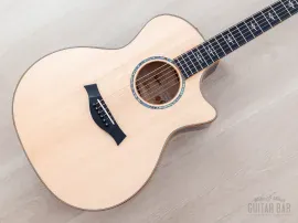 Б/У Электроакустическая гитара Taylor Custom Grand Auditorium, фиолетовый (Trans Purple)