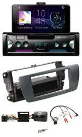 Автомагнитола Pioneer Bluetooth DAB USB для Seat Ibiza черный