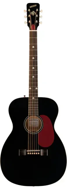 Электроакустическая гитара Gretsch Nick 13 Signature Outlaw Heart Grand Concert, верхняя дека — массив ели, черный