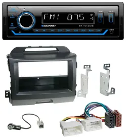 Blaupunkt Bluetooth USB DAB MP3 Autoradio für Kia Sportage 3 SL 10-15 schwarz