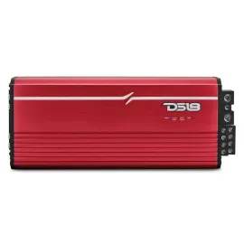 DS18 FRP4K4RD Class D 4-Channel Compact Car Amplfier (Red)
