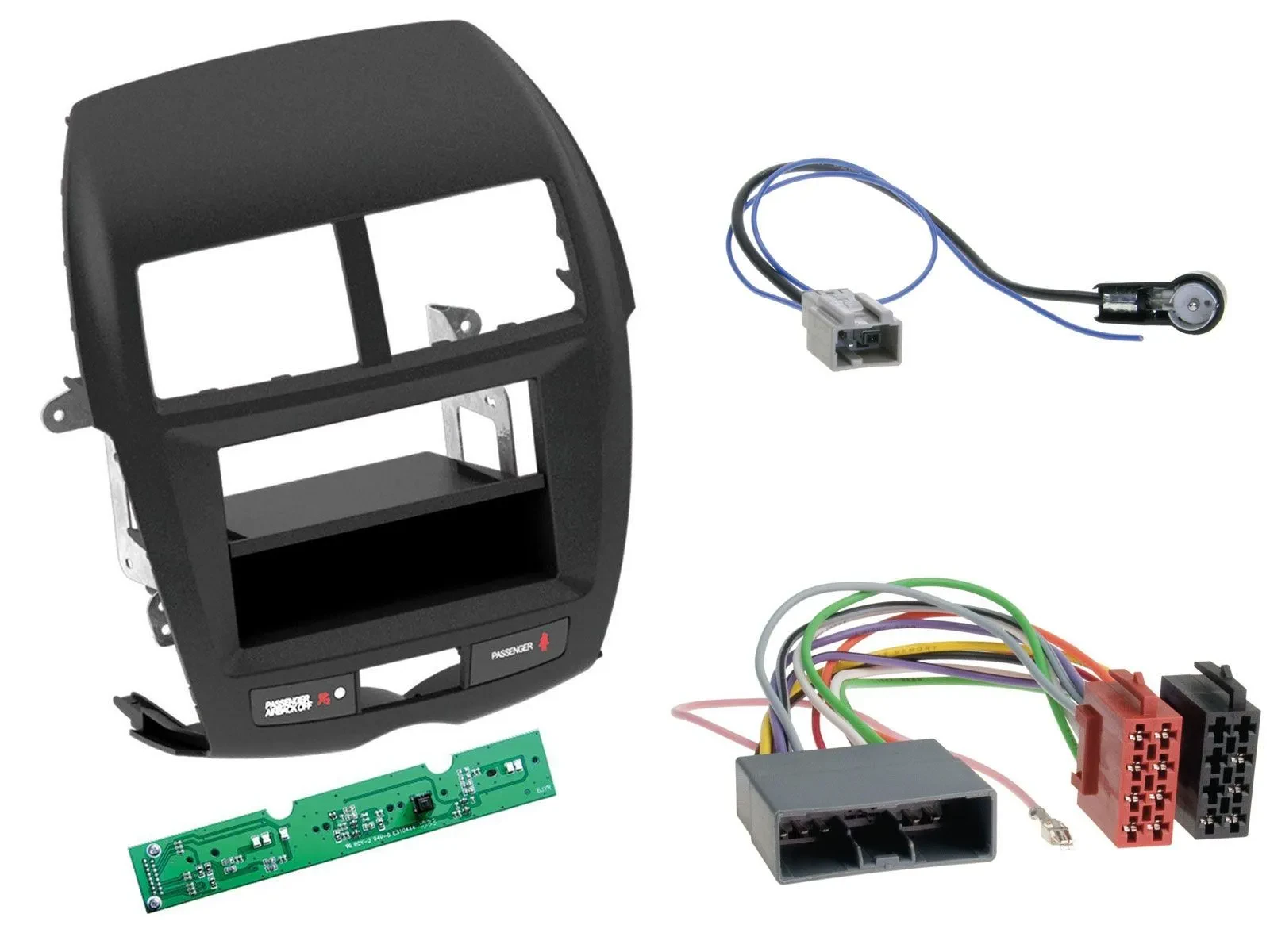 Einbauset DIN Autoradio für Mitsubishi ASX (2010-2014)