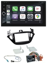 Автомагнитола для Opel Adam (с 2013), Corsa E Blaupunkt 2DIN Bluetooth, DAB, USB, DVD, MP3