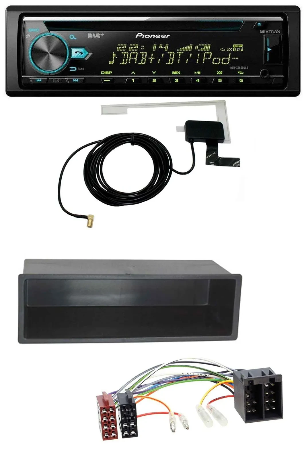 Pioneer MP3 AUX CD USB DAB Autoradio für Mercedes A-Klasse M-Klasse Vaneo VW Pas