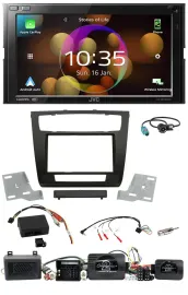 JVC DAB Lenkrad 2DIN Bluetooth USB Autoradio für BMW 1er Aktiv PDC aut. Klima 07