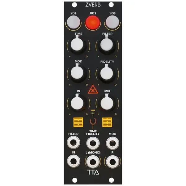 Модульный студийный синтезатор Tiptop Audio ZVERB The Reverbs Collection Eurorack Module, Black