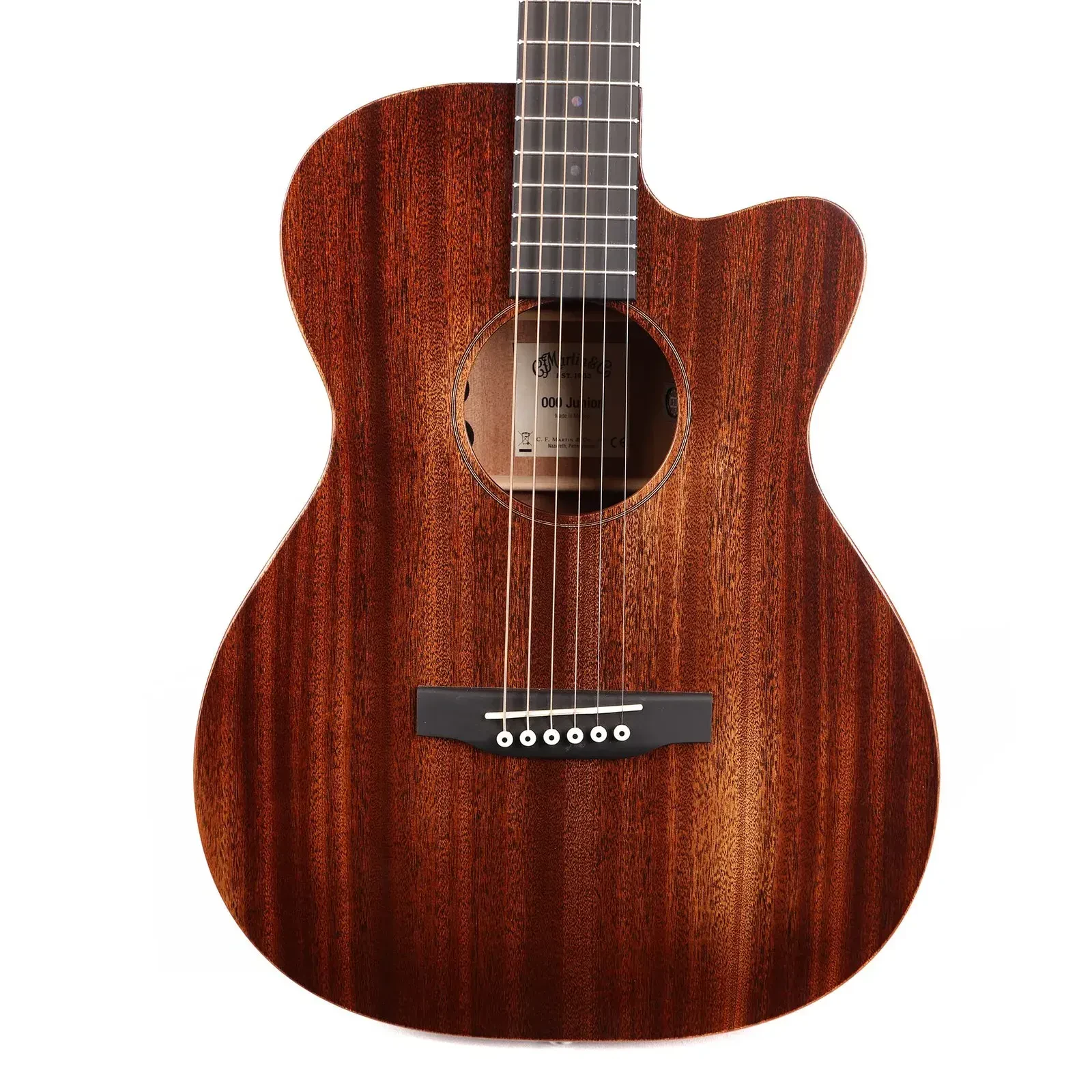 Электроакустическая гитара Martin Guitars 000C Jr E StreetMaster 24.9" коричневый