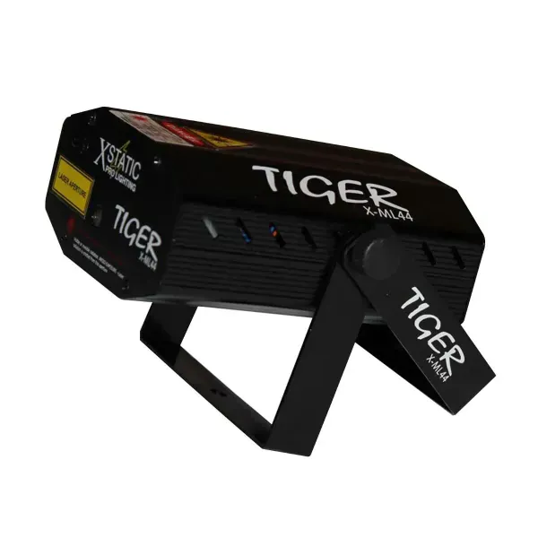 ProX X-ML44 TIGER 5 mW Class 3R Dual Color Animation DJ Effect Laser Light