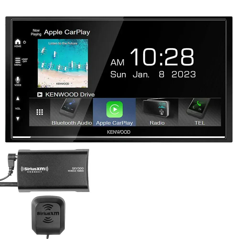 Автомагнитола Kenwood eXcelon DMX8709S 6.8", 2-DIN, с тюнером SiriusXM SXV300V1