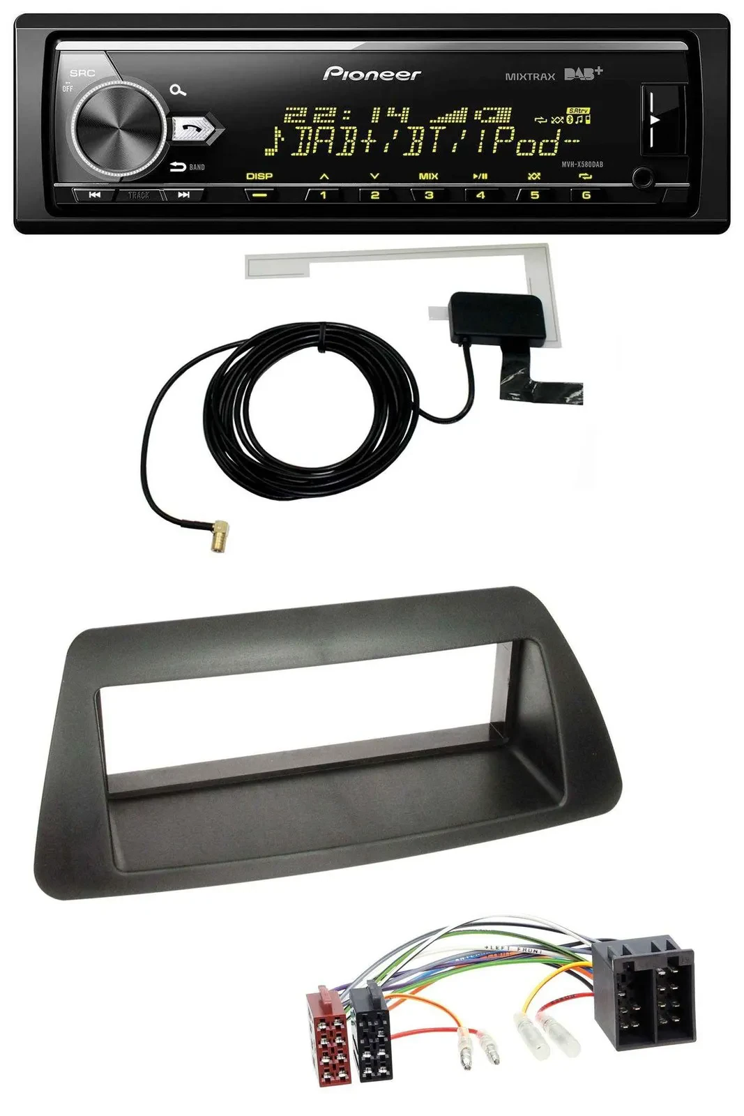 Pioneer Bluetooth DAB USB MP3 Autoradio für Fiat Bravo Brava Marea Marea-Weekend