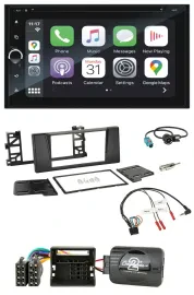 Blaupunkt DAB USB Bluetooth Lenkrad 2DIN TMC Navigation für BMW 5er E39 01-04 Ak