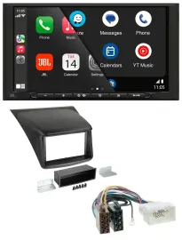 JBL MP3 DAB Bluetooth USB 2DIN Autoradio für Mitsubishi L200 2006-2015