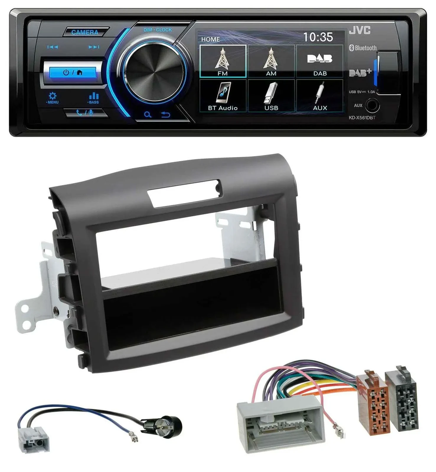 JVC Bluetooth MP3 USB DAB Autoradio für Honda CR-V (ab 2013)