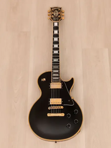 Электрогитара Gibson Les Paul Custom Black Beauty Ebony Bill Lawrence Pickups  1988 USA w/Case