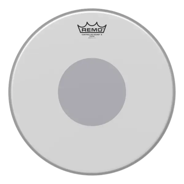 Пластик для барабана Remo 14" Controlled Sound X Coated Black Dot
