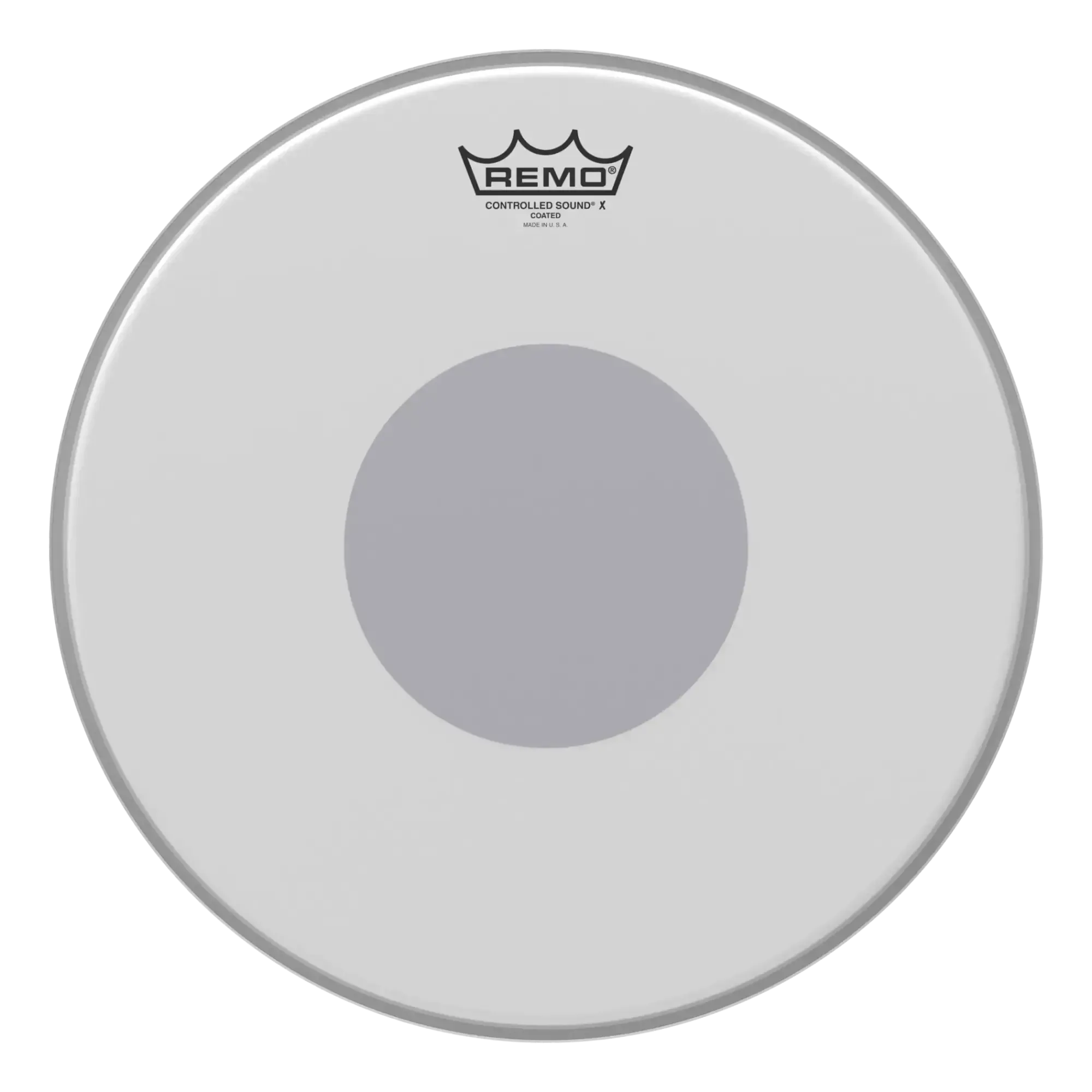 Пластик для барабана Remo 14" Controlled Sound X Coated Black Dot
