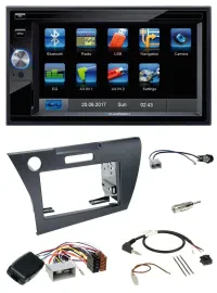Blaupunkt Lenkrad USB Bluetooth TMC 2DIN Navigation für Honda CR-Z 2010-2013