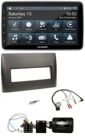 Blaupunkt USB DAB SD Lenkrad Bluetooth Autoradio für Fiat Stilo 2001-2007 schwar