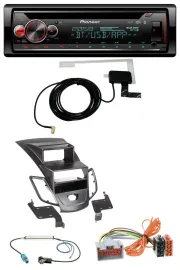 Автомагнитола для Ford Fiesta 08–10 Pioneer DAB, CD/MP3, USB, Bluetooth, с дисплеем, черный