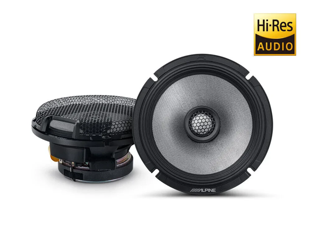 Alpine R2-S65 | 200W RMS 6.5" R-Series 2-Way Coaxial Car Speakers
