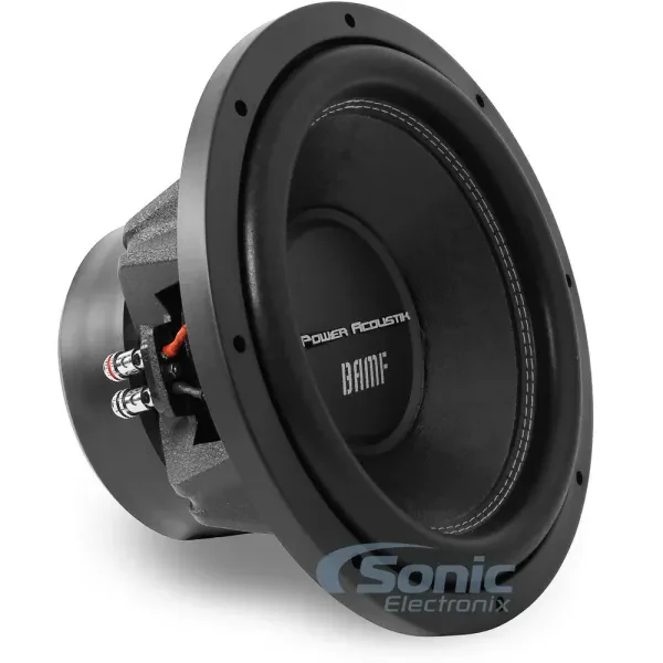 Power Acoustik BAMF-122 3500W 12" BAMF Series Dual-2ohm Car Subwoofer