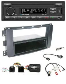 Blaupunkt USB DAB Bluetooth Lenkrad Autoradio für Smart ForFour 2004-2006 schwar