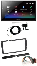 Автомагнитола Pioneer 2DIN, DAB, MP3, Bluetooth, USB для Toyota Hilux (с 2011)