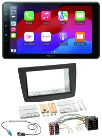 Pioneer Bluetooth 2DIN USB MP3 DAB Autoradio für Alfa Romeo Mito 08-14 955 ISO s