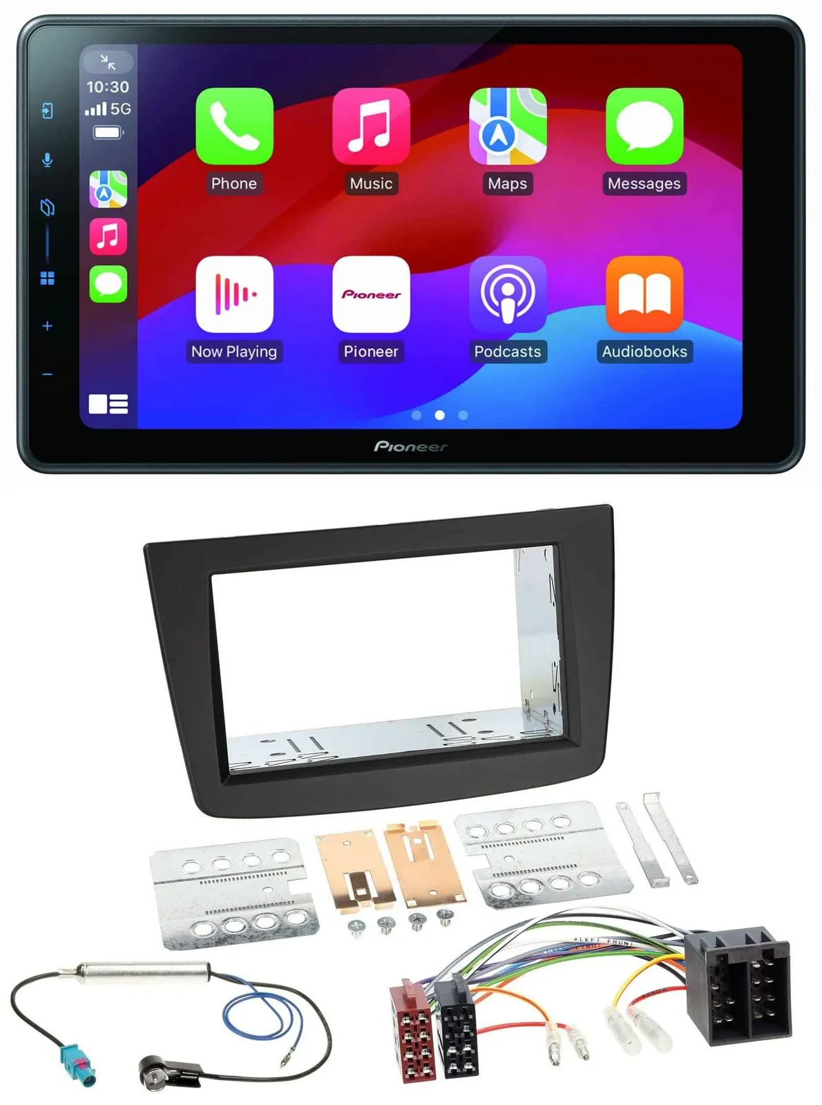 Pioneer Bluetooth 2DIN USB MP3 DAB Autoradio für Alfa Romeo Mito 08-14 955 ISO s