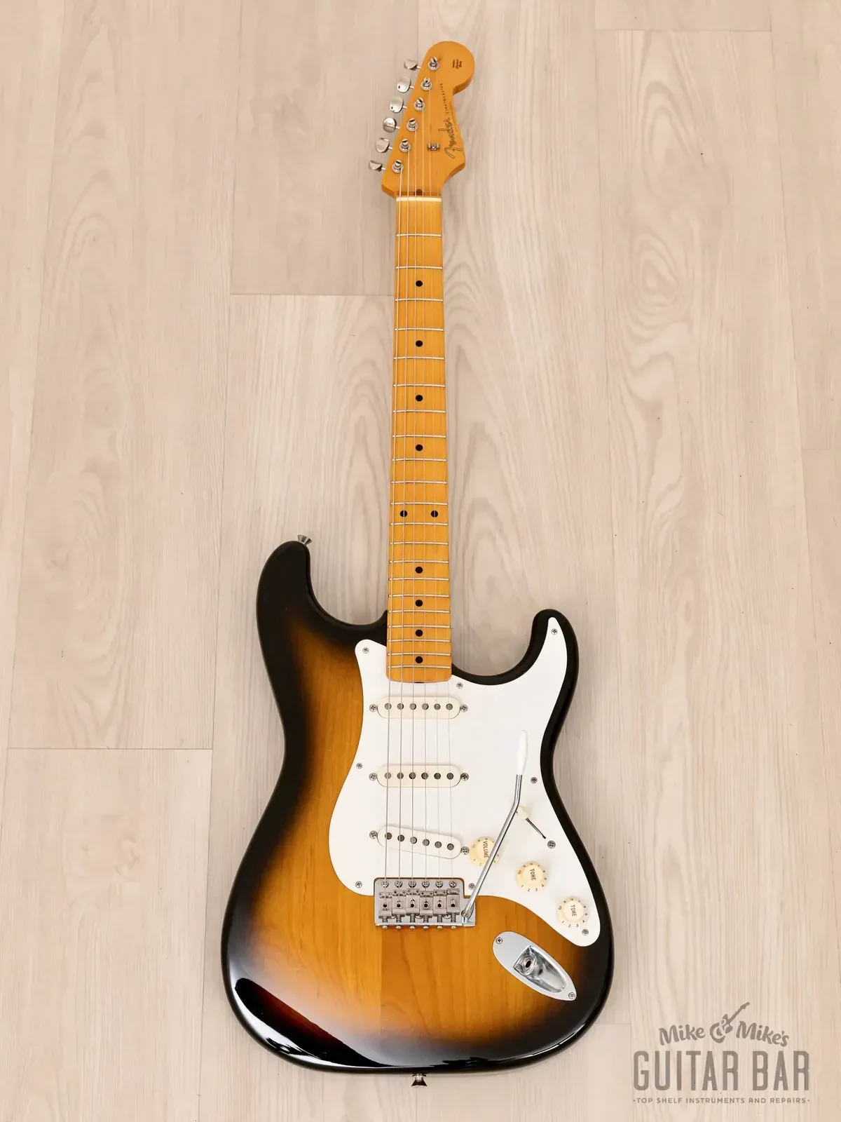 Электрогитара Fender Stratocaster 1957 Vintage Reissue ST57-78TX SSS Sunburst w/gigbag Japan 2008