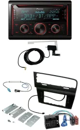 Автомагнитола для VW Golf VII Pioneer 2 DIN, MP3, DAB, USB, CD, Bluetooth
