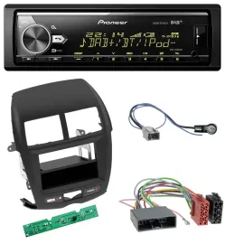 Автомагнитола для Mitsubishi ASX (2010–2014) Pioneer Bluetooth, USB, DAB, MP3