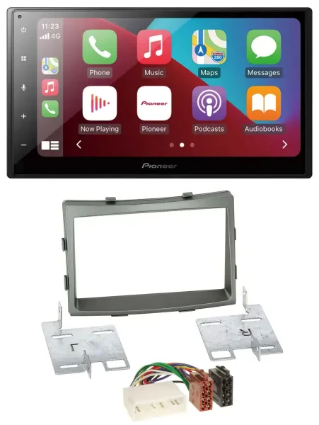 Pioneer USB MP3 DAB 2DIN Bluetooth Autoradio für SSangYong Rodius ab 2013