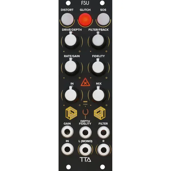 Модульный студийный синтезатор Tiptop Audio FSU Timbral Distortion and Time Bending Eurorack Module, Black