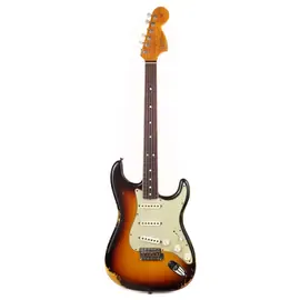 Электрогитара Fender Custom Shop '60s Stratocaster Thin Skin Faded 3-Tone Sunburst