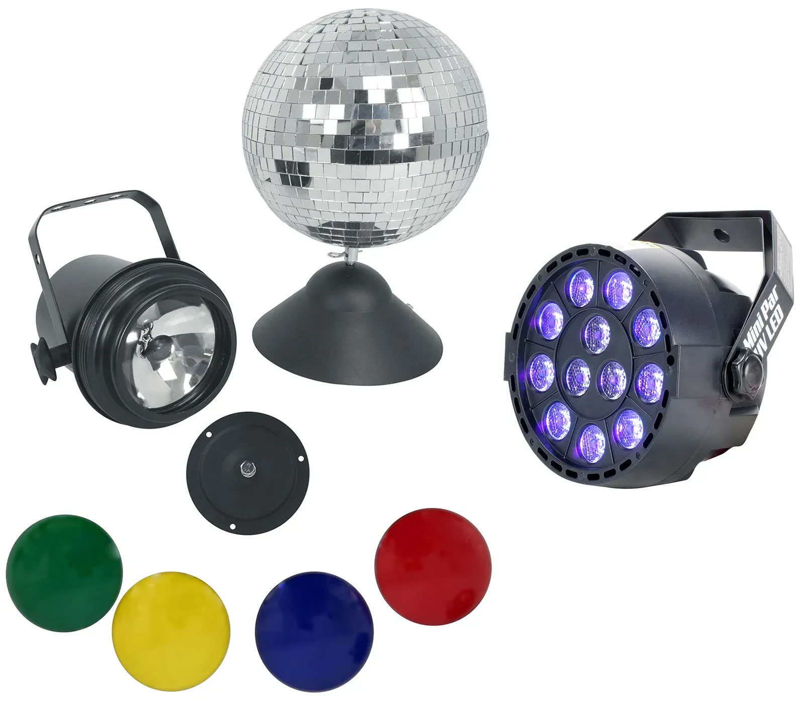 Комплект светового оборудования American DJ MB 8 COMBO+Mini Par UV LED