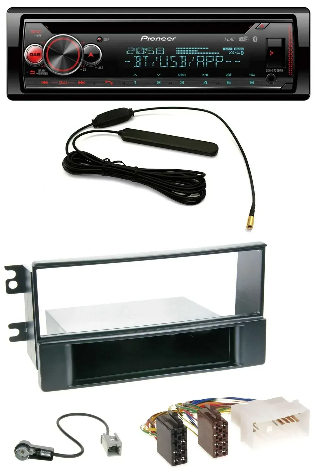 Автомагнитола для Kia Sportage II (2008–2010) Pioneer CD, USB, DAB, Bluetooth, MP3