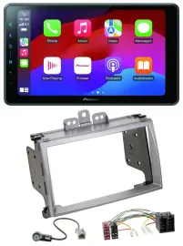 Pioneer Bluetooth 2DIN USB MP3 DAB Autoradio für Hyundai i20 2009-2012 silber