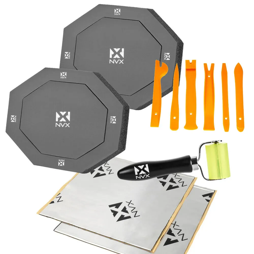 NVX FRING46 4x6" Foam Speaker Ring with Speaker Baffles & Sound Deadening