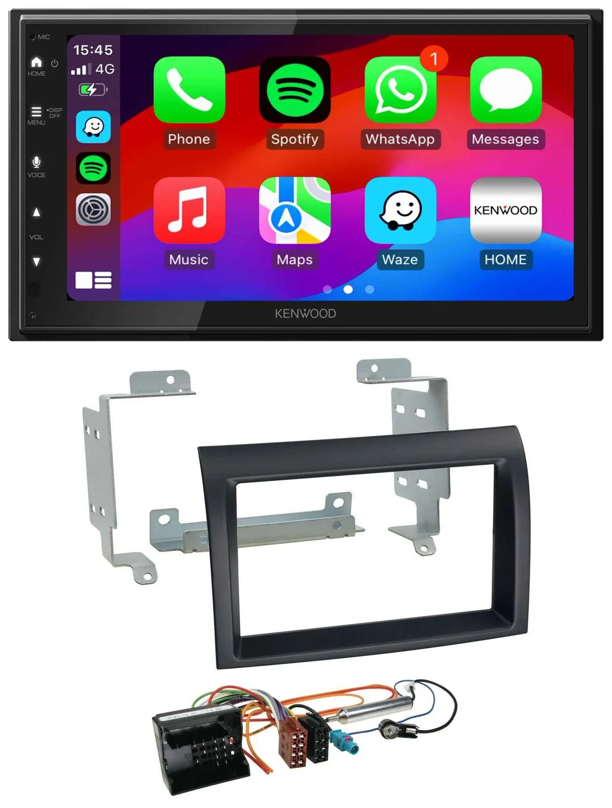 Kenwood MP3 USB DAB 2DIN Bluetooth Autoradio für Citroen Jumper Profi 06-11