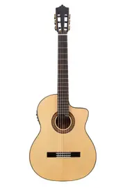 Классическая гитара с подключением Martinez MFG-AS-CE Flamenco Series